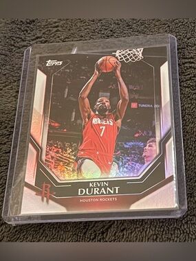 Kevin Durant 2025 Topps Basketball exclusive holo from Collectors kit
